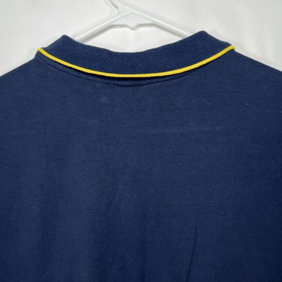 University of Michigan Wolverines Nike Team Polo Shirt Womens Size XL Blue SS - Picture 9 of 10
